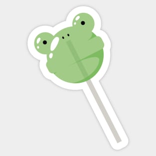 Frog lollipop Sticker